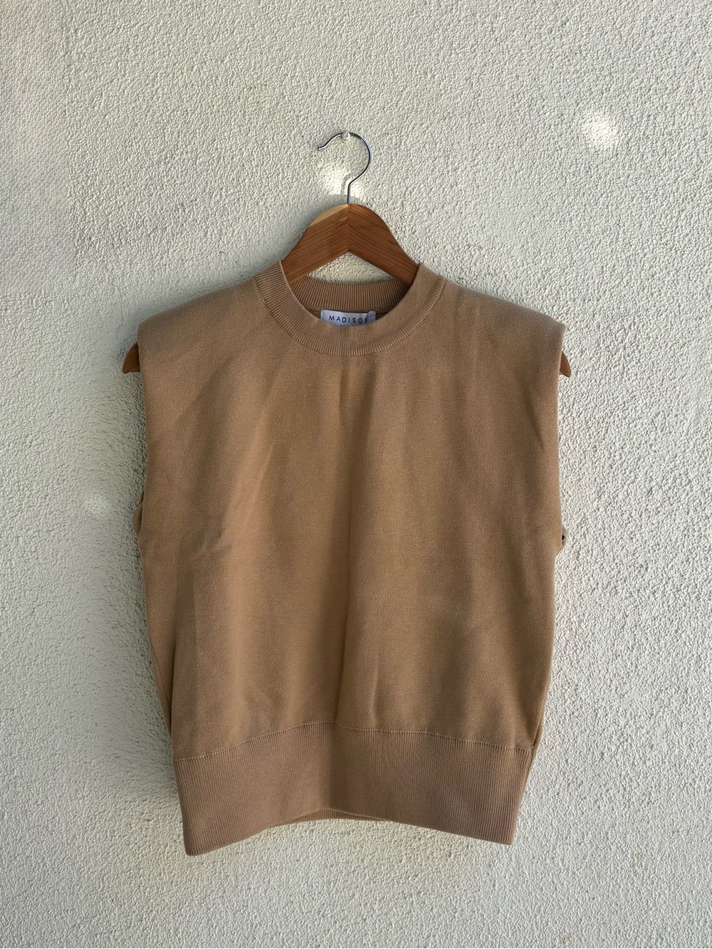 Madison The Label Sleeveless Knit Sweater